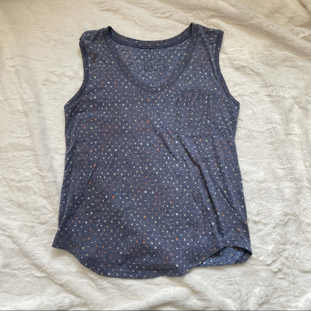 2/$20 Anthropologie dotted tank top